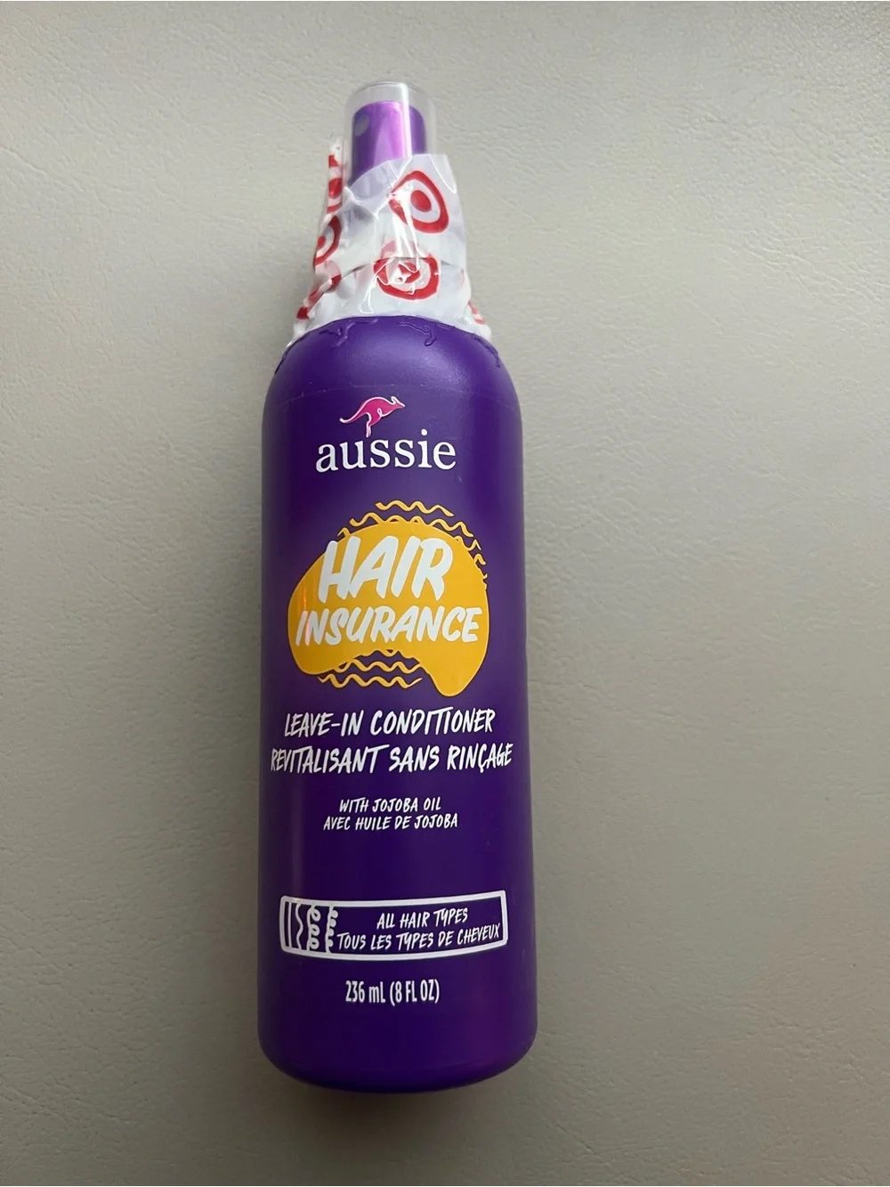 Aussie Hair Insurance Leave-In Conditioner Spray - 8 fl oz- NWT